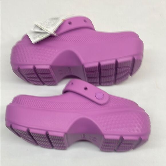NWT. Crocs Platform Stomp Clog - Size 8 Purple Lavender - Picture 3 of 13